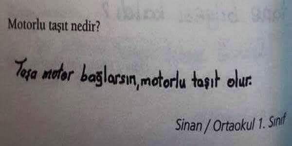 Öğrencilerin Sınav Sorularına Verdikleri Komik Cevaplar