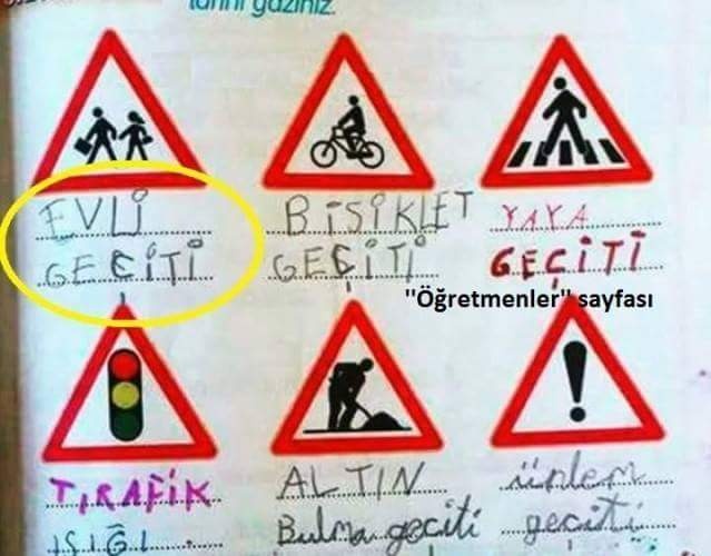 Öğrencilerin Yanlış Cevap Vermelerine Rağmen Öğretmenlerin Puan Vermek Zorunda Kaldığı Öğrenci Cevapları