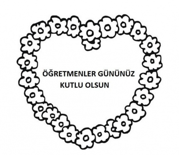 24 Kasım Öğretmenler Günü İle İlgili Boyama Çalışmaları
