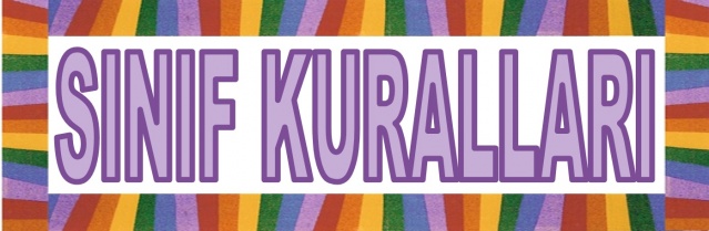 Sınıfınızda kullanabileceğiniz görsel kurallar
