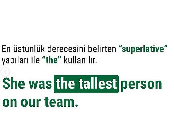İngilizcede “The” Kullanımı