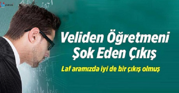 Veliden Öğretmeni Şok Eden Çıkış. Laf Aramızda İyi de Bir Çıkış Olmuş