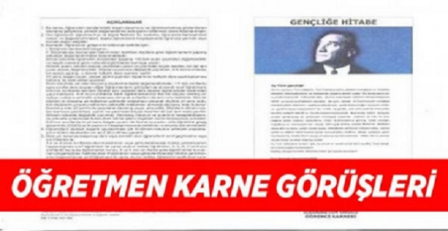 1. Dönem Sonu Öğretmenler İçin Başarı Düzeylerine Göre Karne Görüşleri 2025