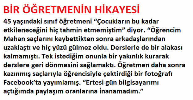 BİR ÖĞRETMENİN HİKAYESİ 