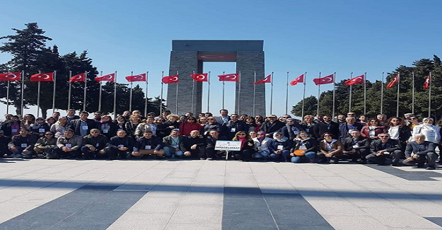 81 İLDEN 81 ÖĞRETMENİMİZ , TÜRK MİLLETİNİN ŞEREF DEFTERİNİN YAZILDIĞI ÇANAKKALE'DE TOPLANDI