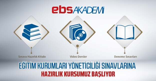 Eğitim kurumları yöneticiliği sınavlarına hazırlık kursumuz başlıyor
