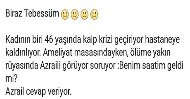 Kadının biri, 46 yaşındayken kalp krizi geçiriyor ve hastaneye kaldırılıyor