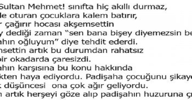 Osmanlı Zamanınında Çocuk Böyle Yetiştirilirdi, Öğretmenlere de Böyle Değer Verilirdi