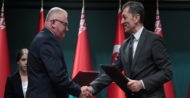 TÜRKİYE İLE BELARUS ARASINDA EĞİTİM İŞ BİRLİĞİ ANLAŞMASI
