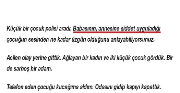 Küçük Çocuk Polisi Aradı, Çocuğun Telefonda Söyledikleri Herkesi Ağlattı