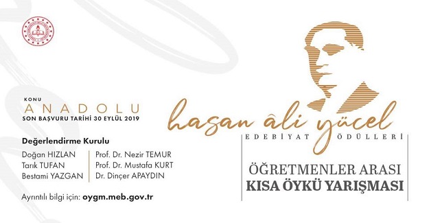 Hasan Ali Yücel Edebiyat Ödülleri kapsamında Öğretmenler Arası Kısa Öykü Yarışması düzenlendi
