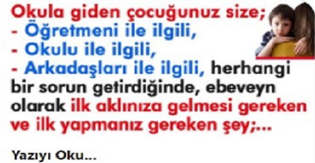 Çocuğu eğitime ısındırmak…