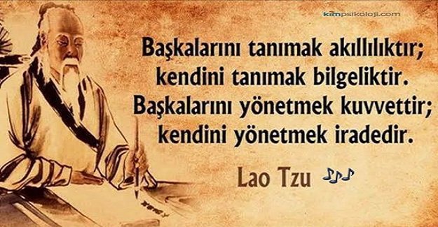 Ünlü Çin düşünürü, Lao Tzu’nin çok sevip, sık sık anlattığı söylenen bir hikaye