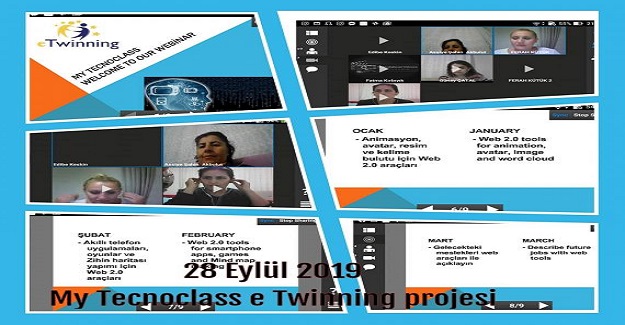My Tecnoclass adlı eTwinning projesine dahil olduk