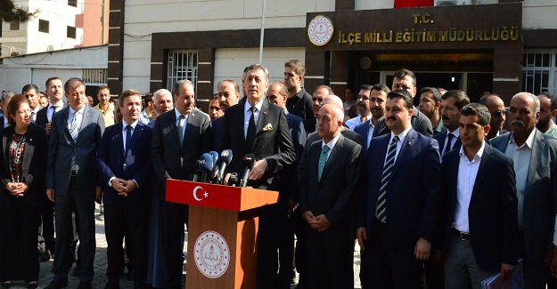 "SINIR İLLERİMİZDE EĞİTİMİN AKSAMAMASI İÇİN HER TÜRLÜ TEDBİRİ ALDIK"