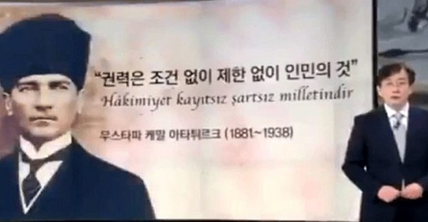 Güney Kore'de "Türkiye'nin Kurucusu" Diyerek Söz Başlayan Spiker