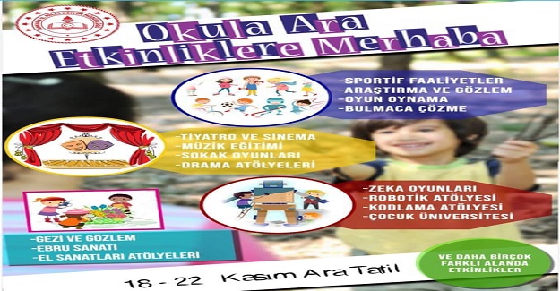 OKULA ARA, ETKİNLİKLERE MERHABA!