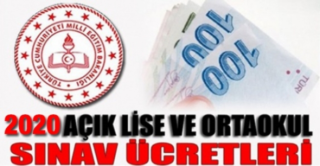 AÇIK LİSE SINAV ÜCRETLERİ ENFLASYON FARKI HARİÇ