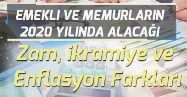 Emekli Ve Memurların 2020 Yılı Zamlı Maaşları Nasıl Olacak?