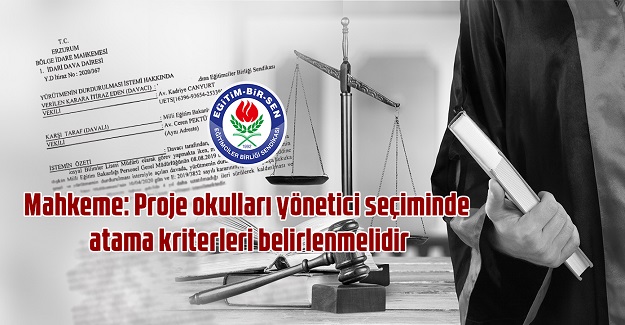 Proje okulları yönetici seçiminde atama kriterleri belirlenmelidir