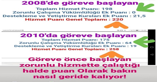 MEB 2010 yılında, o tarih itibari ile görevde olan öğretmenlerin, zorunlu hizmet bölgelerinde çalışma mecburiyetini kaldırıyor.