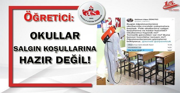 AES: Okullar Salgın Koşullarına Hazır Değil
