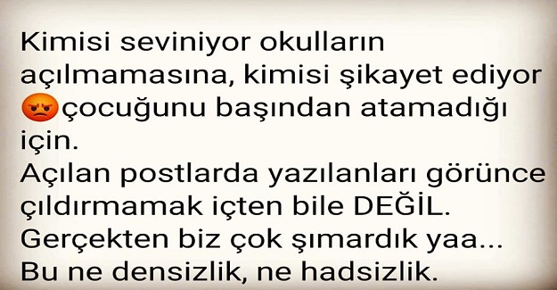 Okulların Açılmasına Kimi Kesim Sevinirken, Kimi Kısım Üzülüyor