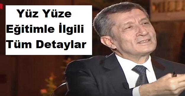 Milli Eğitim Bakanı Ziya Selçuk Canlı Yayında Yüz Yüze Eğitimle İlgili Tüm Detayları Açıkladı