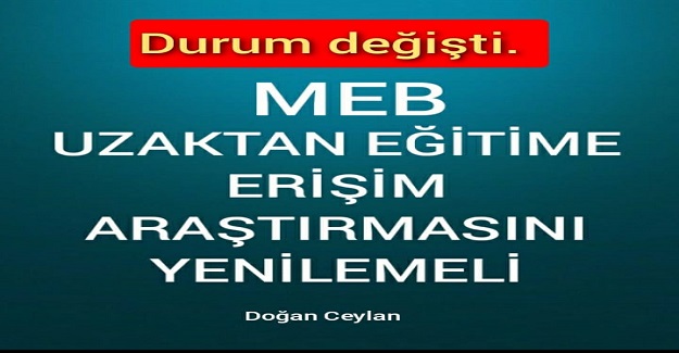 Milli Eğitim Bakanlığı bu tespiti yeniden yapmalı