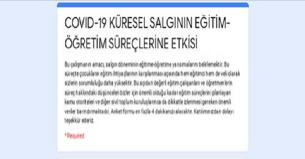 COVID-19 KÜRESEL SALGININ EĞİTİM-ÖĞRETİM SÜREÇLERİNE ETKİSİ