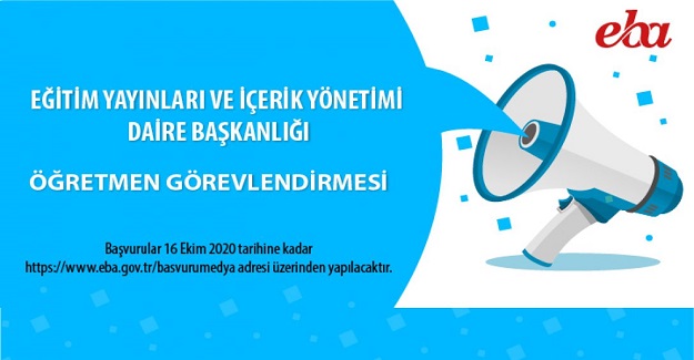 Uzaktan Eğitim Faaliyetleri İçin Öğretmen Görevlendirilmesi Yapılacak