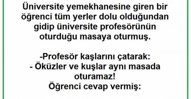 Öğrenciden Profesöre Tarihi Kapak