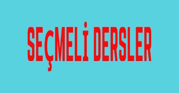 2021-2022 Eğitim Öğretim Yılında Seçmeli Dersler İçin Dilekçe Örneği