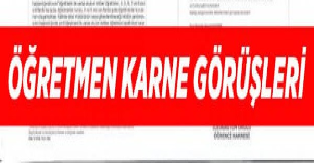 Başarısız Öğrenciler İçin Karne Görüşleri 2024