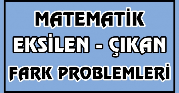 Bir çıkarma işleminde eksilen, çıkan ve farkın toplamı 500’dir. Eksilen sayı kaçtır?