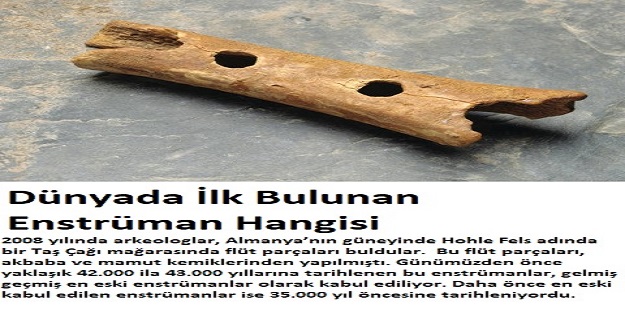 Dünyada İlk Bulunan Enstrüman Hangisi