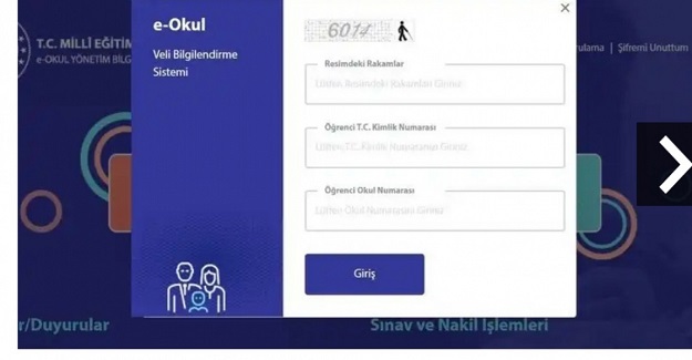 E-Karne Modülü Sayesinde Karnenizi Görüntüleyin