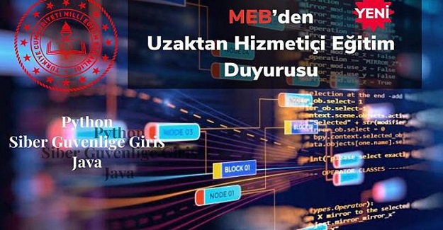 MEB'den Uzaktan Hizmet İçi Eğitim Duyurusu