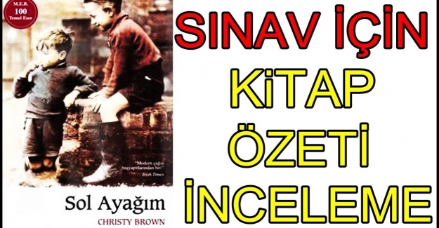 Sol Ayağım Kitap Sınavı Soruları