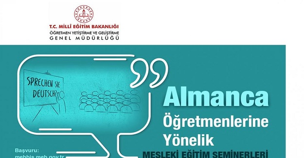 Almanca Öğretmenlerine Yönelik Uzaktan Mesleki Gelişim Seminer Başvuruları Açıldı