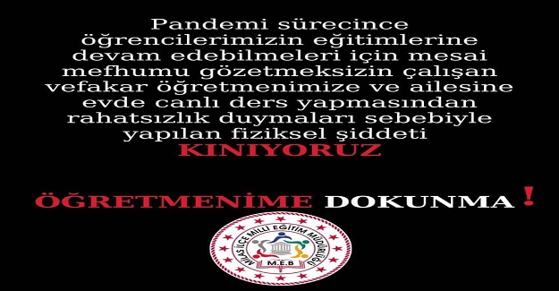 Canlı Ders Sırasında Kadın Öğretmenin Evini Basıp Tüm Aileyi Hastanelik Ettiler