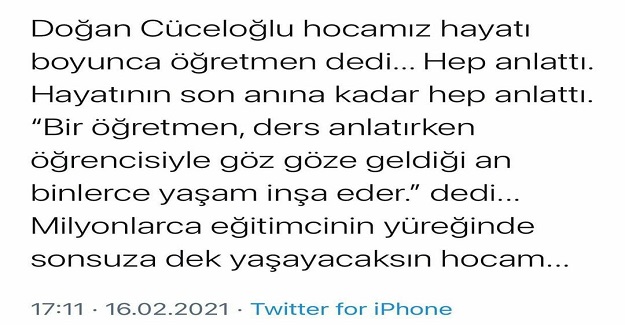 Öğretmenlik yapan öğrenci görür karşısında ama öğretmen olmuş olan canlar görür karşısında