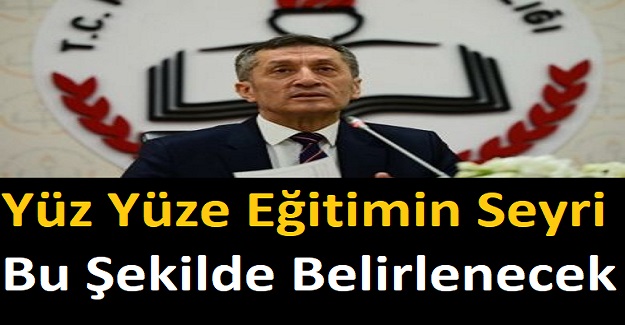 Bakan Ziya Selçuk'tan Flaş Yüz Yüze Eğitim Açıklaması: "Yüz Yüze Eğitimin Seyri Bu Şekilde Belirlenecek"