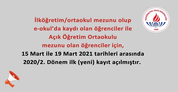 MEB'den Önemli Duyuru!