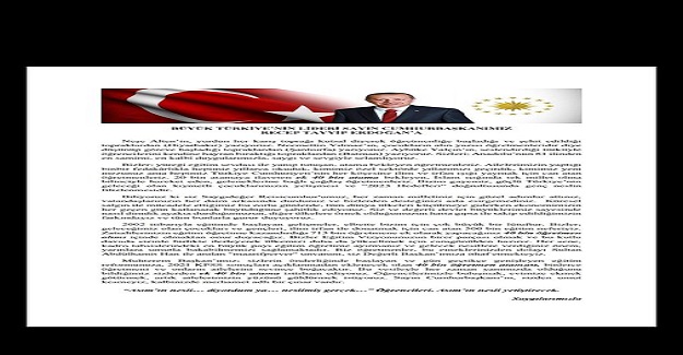 Öğretmenler "Devlet Büyüklerine" sesleniyor.