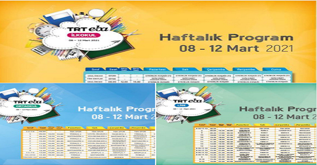 TRT EBA’da Haftanın Programı