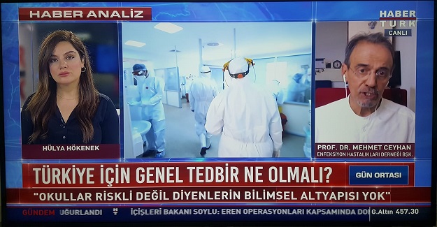 Prof.Dr. Mehmet Ceyhan , "Okullar Riskli Değil Diyenlerin Bilimsel Alt Yapısı Yok"