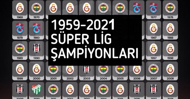 Süper Lig şampiyonluğu kazanan teknik direktörler listesi