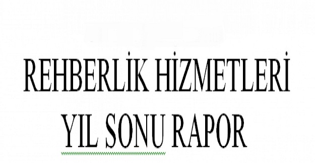 YIL SONU REHBERLİK RAPORU