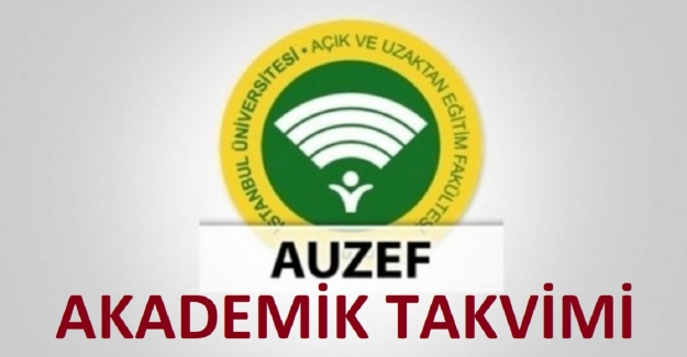 AUZEF 2021-2022 Akademik Takvimi